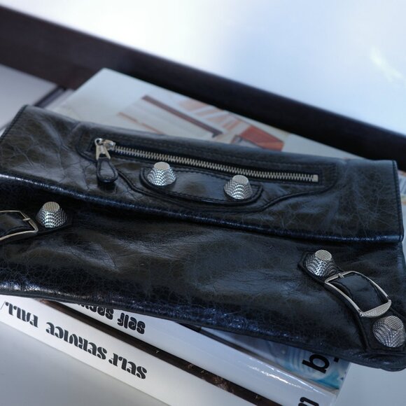 Balenciaga Motocross Giant 21 City Bag Envelope Clutch - Picture 1 of 1